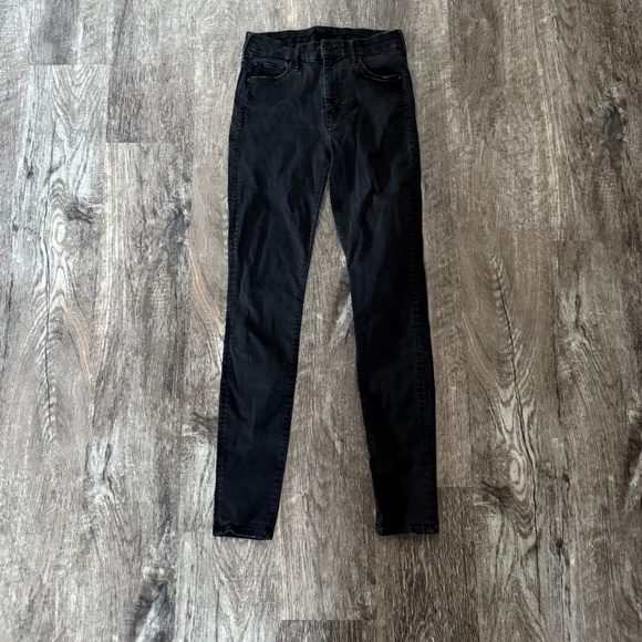 Mother Denim The Looker High Waist Jeans Not Guilty Black Size 27 - Picture 5 of 7